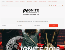 Tablet Screenshot of ignitenj.org
